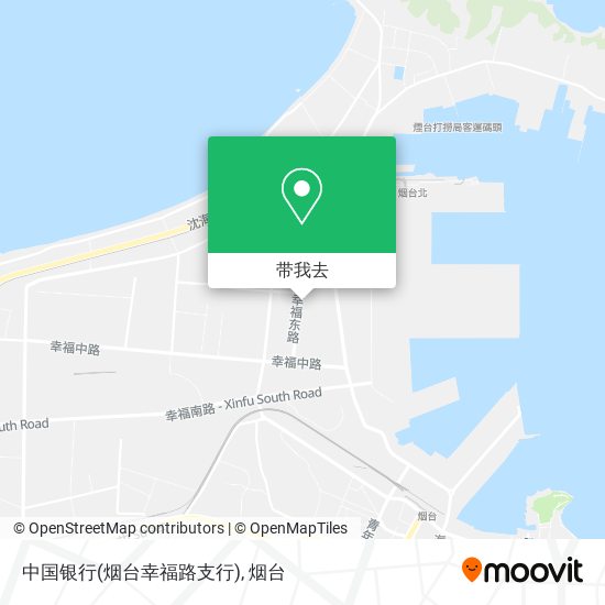 中国银行(烟台幸福路支行)地图