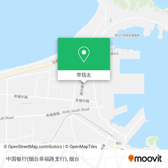 中国银行(烟台幸福路支行)地图
