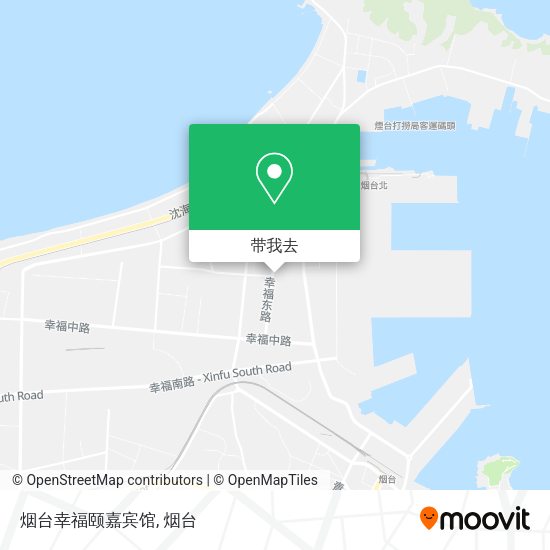 烟台幸福颐嘉宾馆地图