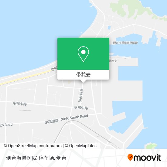 烟台海港医院-停车场地图