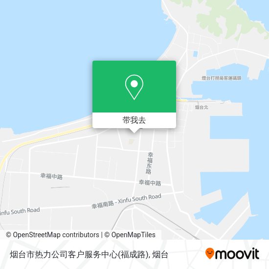 烟台市热力公司客户服务中心(福成路)地图