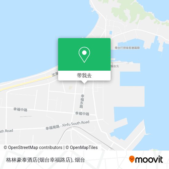 格林豪泰酒店(烟台幸福路店)地图