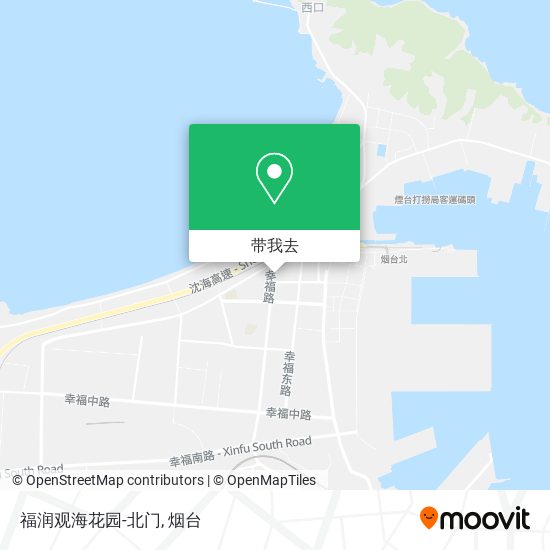 福润观海花园-北门地图
