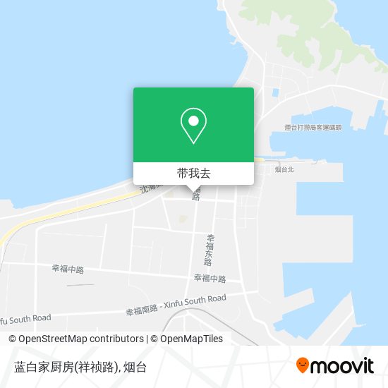 蓝白家厨房(祥祯路)地图