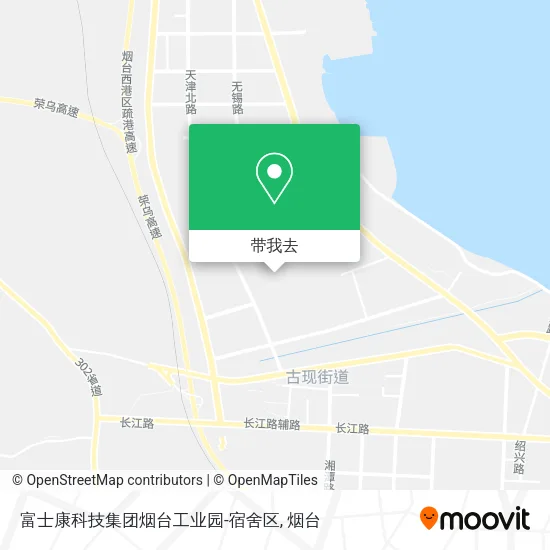 富士康科技集团烟台工业园-宿舍区地图