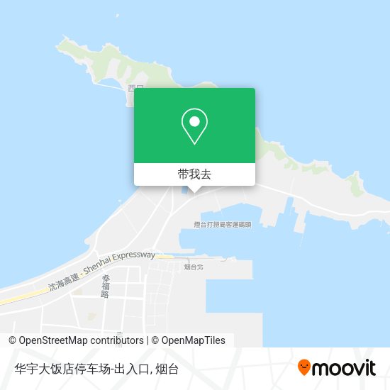 华宇大饭店停车场-出入口地图