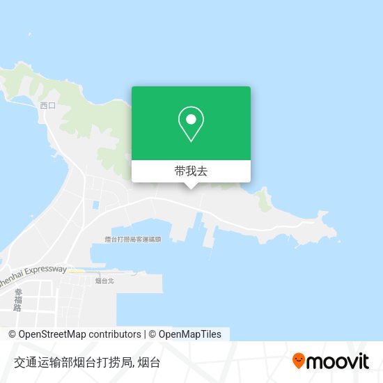 交通运输部烟台打捞局地图