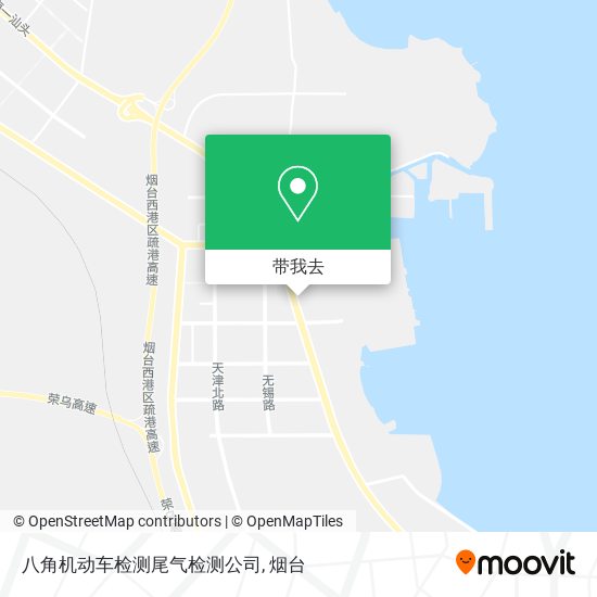 八角机动车检测尾气检测公司地图