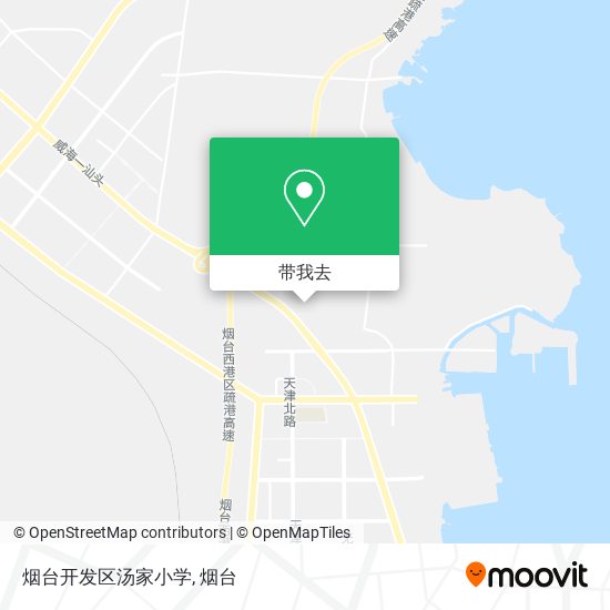 烟台开发区汤家小学地图