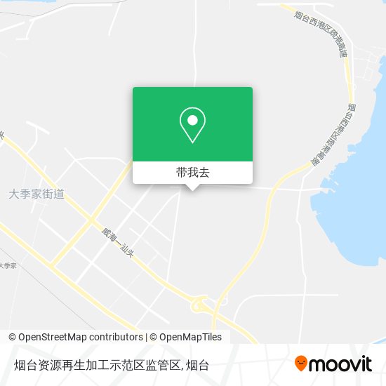 烟台资源再生加工示范区监管区地图