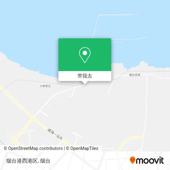 烟台港西港区地图