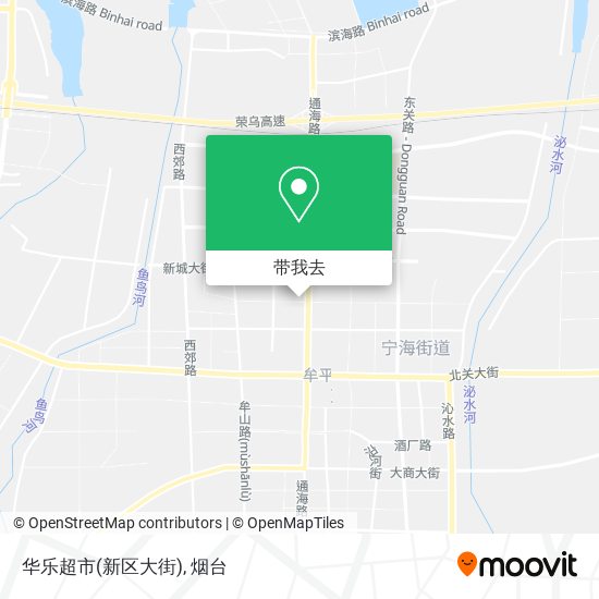 华乐超市(新区大街)地图