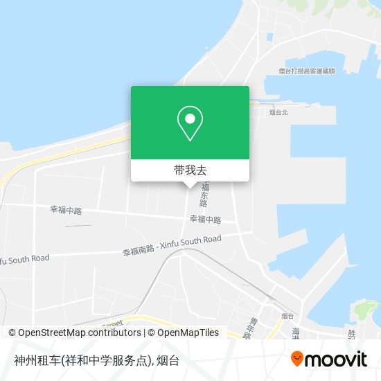 神州租车(祥和中学服务点)地图