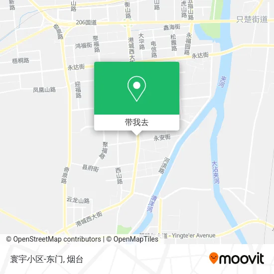 寰宇小区-东门地图