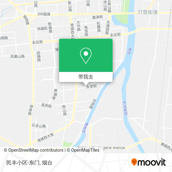 民丰小区-东门地图