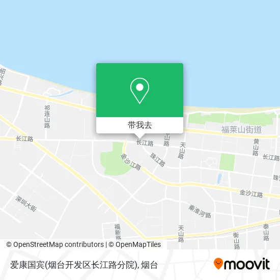 爱康国宾(烟台开发区长江路分院)地图
