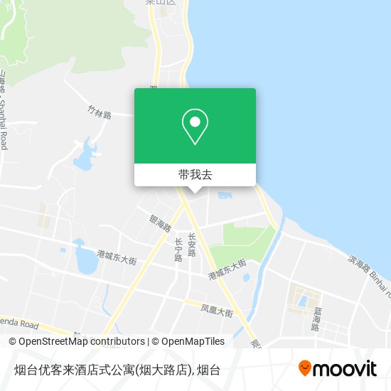 烟台优客来酒店式公寓(烟大路店)地图