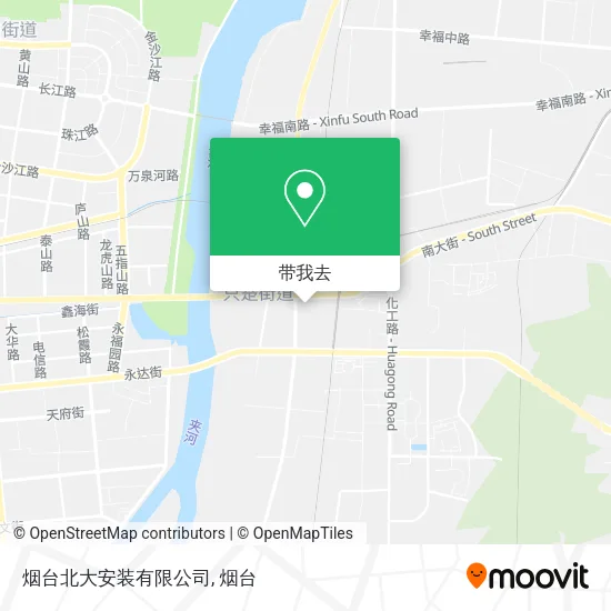 烟台北大安装有限公司地图