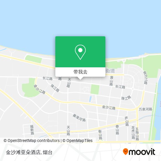 金沙滩亚朵酒店地图