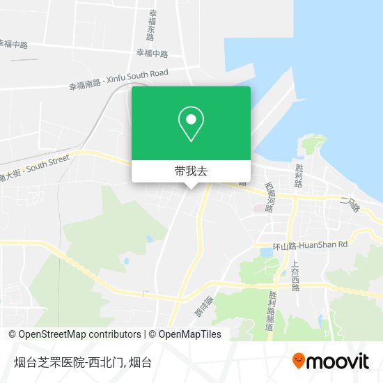 烟台芝罘医院-西北门地图