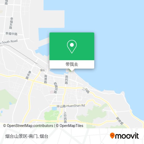 烟台山景区-南门地图