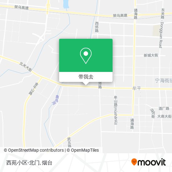 西苑小区-北门地图