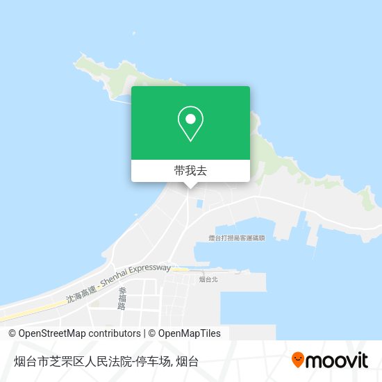 烟台市芝罘区人民法院-停车场地图