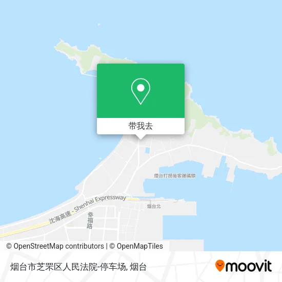 烟台市芝罘区人民法院-停车场地图