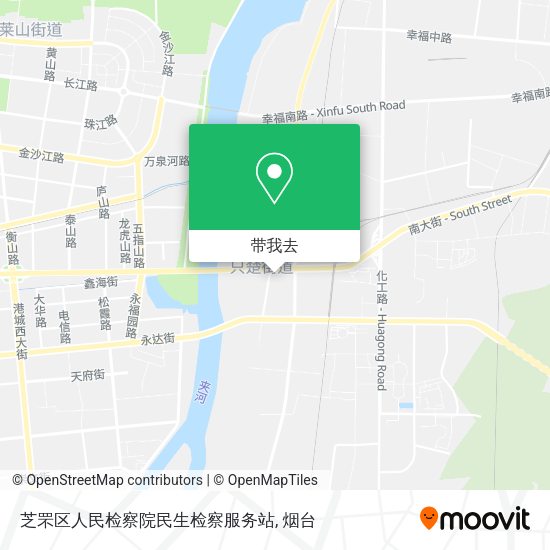 芝罘区人民检察院民生检察服务站地图