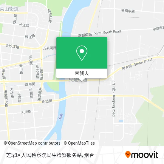 芝罘区人民检察院民生检察服务站地图