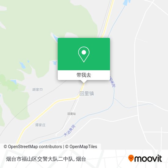 烟台市福山区交警大队二中队地图