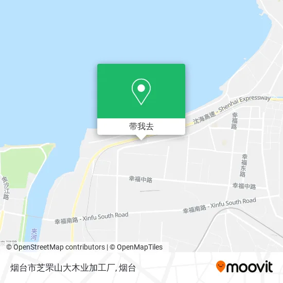 烟台市芝罘山大木业加工厂地图