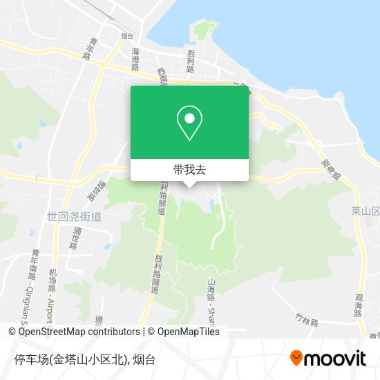 停车场(金塔山小区北)地图