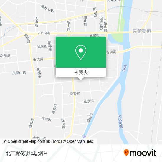 北三路家具城地图