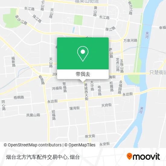 烟台北方汽车配件交易中心地图