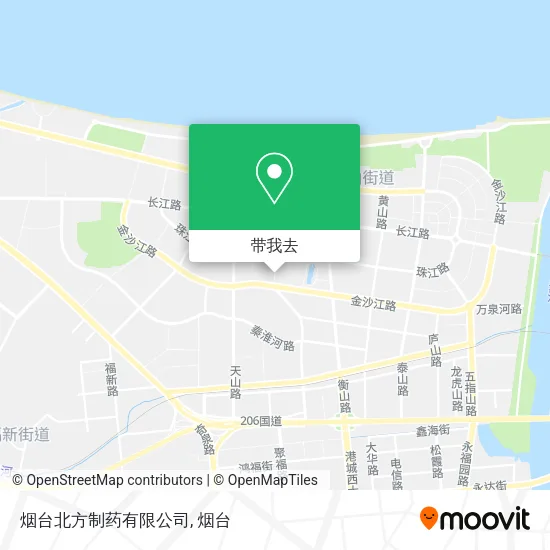 烟台北方制药有限公司地图