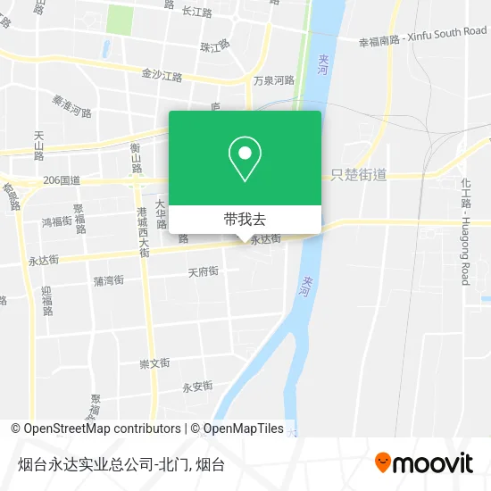 烟台永达实业总公司-北门地图