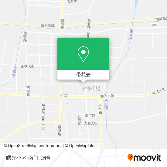 曙光小区-南门地图