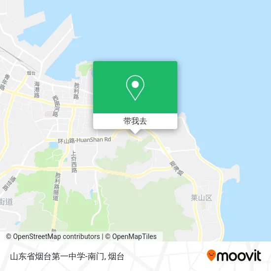 山东省烟台第一中学-南门地图