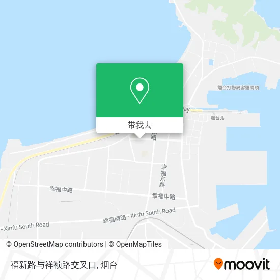 福新路与祥祯路交叉口地图