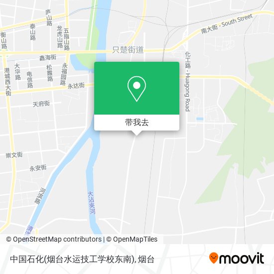 中国石化(烟台水运技工学校东南)地图