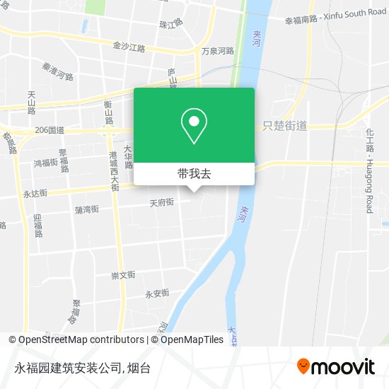永福园建筑安装公司地图