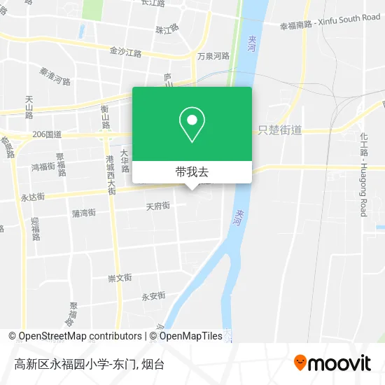高新区永福园小学-东门地图