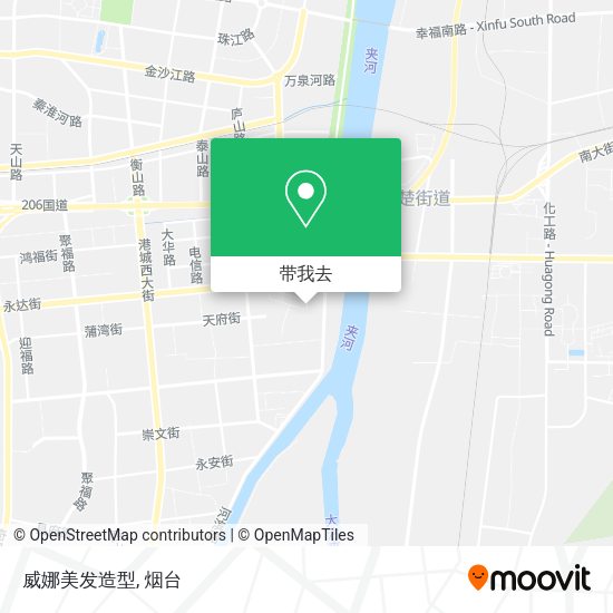 威娜美发造型地图