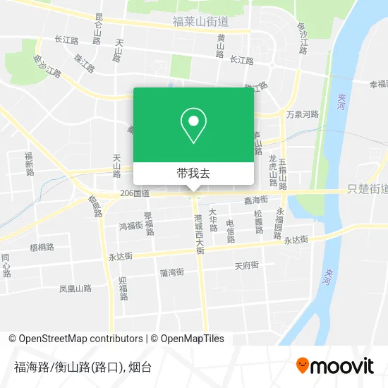 福海路/衡山路(路口)地图