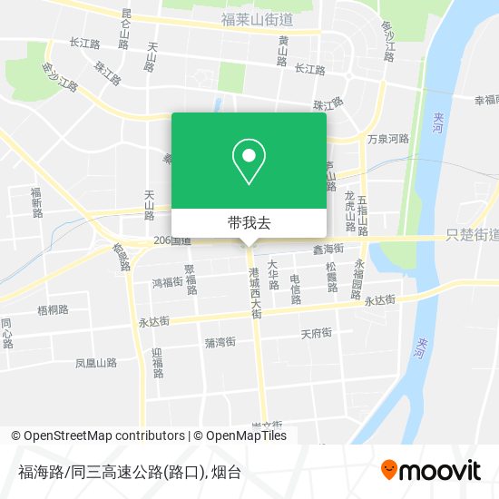 福海路/同三高速公路(路口)地图