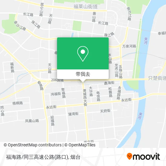 福海路/同三高速公路(路口)地图