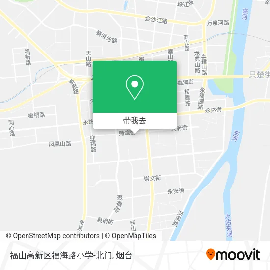 福山高新区福海路小学-北门地图