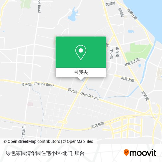 绿色家园清华园住宅小区-北门地图