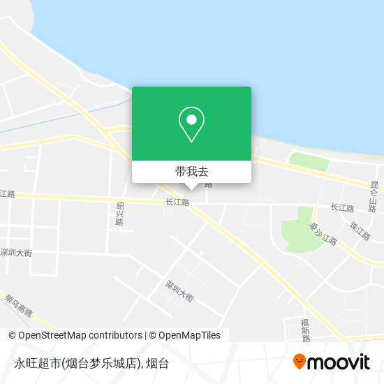 永旺超市(烟台梦乐城店)地图